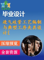 進(jìn)氣歧管工藝編制與典型工序夾具設(shè)計(jì)[3d-proe]【6張cad圖紙、工藝卡片和說明書】